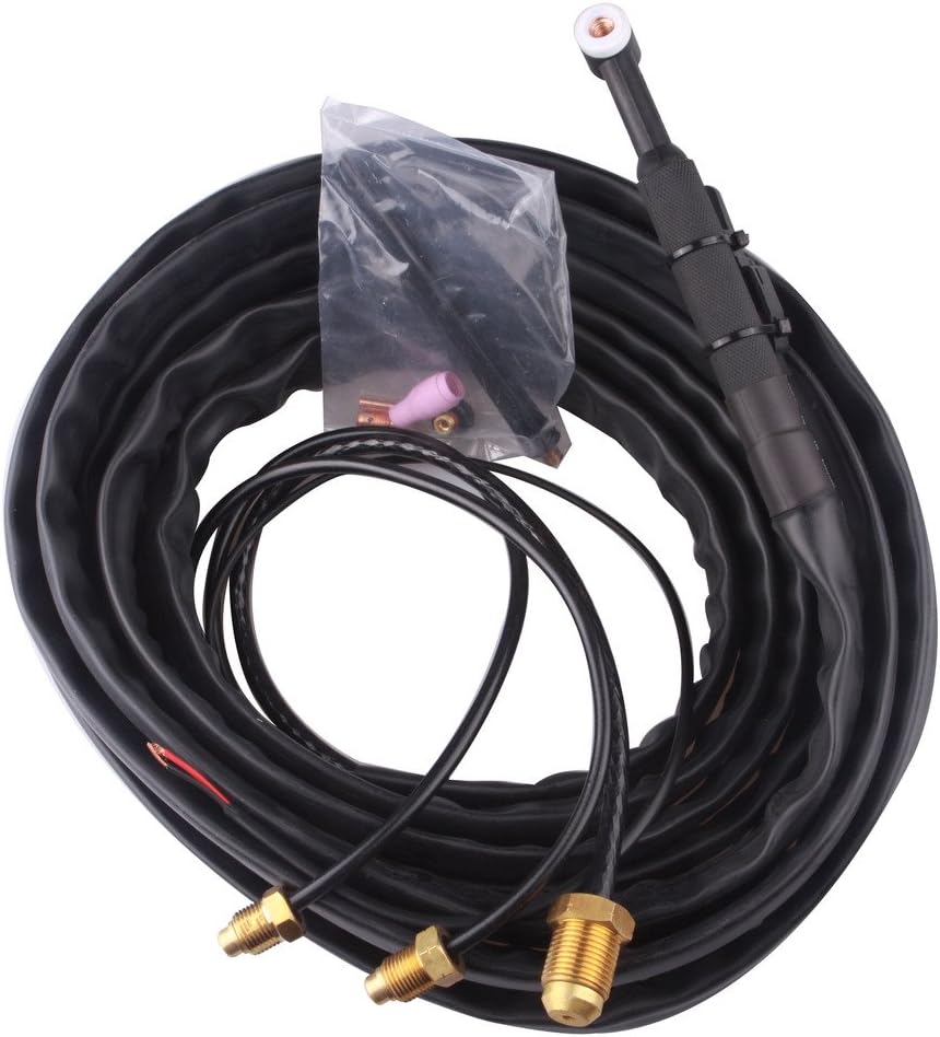 Review Product Weldflame WP-20-25R 25-ft 250Amp Water-Cooled TIG Complete Welding Torch with Accessories 🛒 Flash Sale Weldflame WP-20-25R 25-ft 250Amp Water-Cooled TIG Complete Welding Torch with Accessories