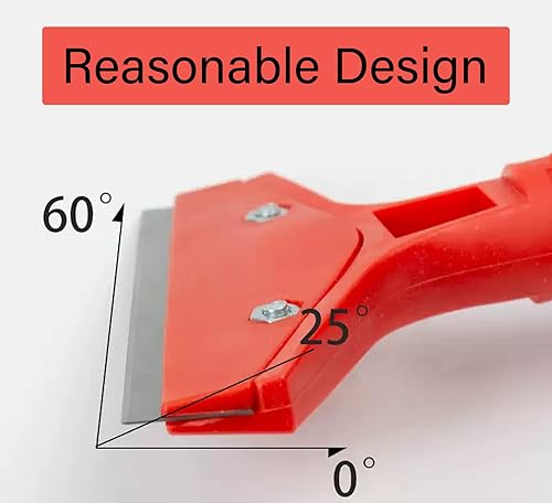 Miniatura 4 de 2 raspadores de cuchillas de afeitar, herramienta raspadora de 4 pulgadas con 10 cuchillas de metal de repuesto adicionales, removedor de raspador