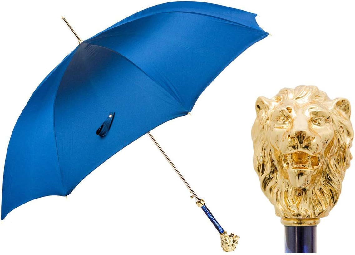 Pasotti Ombrelli Golden Lion Walking Stick Umbrella W37PB