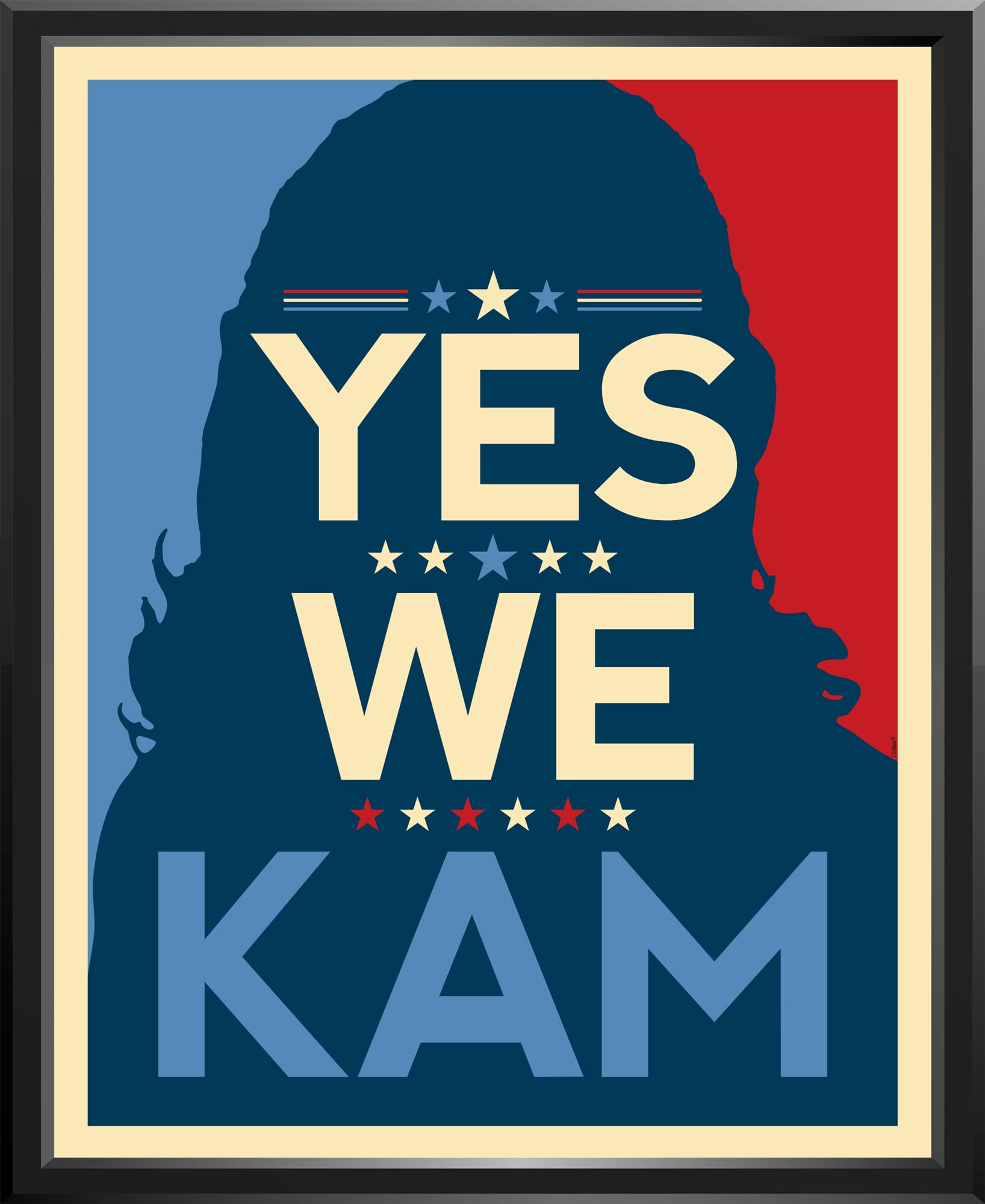 LiliWair Kamala Harris 2024 for President Campaign Poster - Kamala Harris Wall Art Print - Kamala Retro Vintage Picture - 11x14 [Unframed] Poster (Yes We Kam)