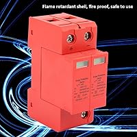 Vista 3 de Dispositivo de pararrayos de baja tensión DC1000V 2P 20KA~40KA del dispositivo protector de la casa