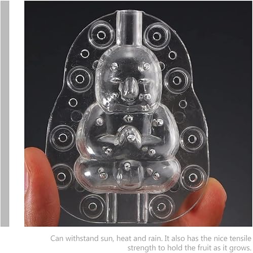 Miniatura 8 de GANAZONO Accesorios para PC, 2 piezas de frutas de jardín en forma de Buda Cultivo de frutas Cultivo de melón Crecimiento de frutas Formación de