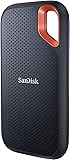 SanDisk 2TB Extreme Portable SSD - Up to 1050MB/s, USB-C, USB 3.2 Gen 2, IP65 Water and Dust Resistance, Updated Firmware - External Solid State Drive - SDSSDE61-2T00-G25 Black 2TB