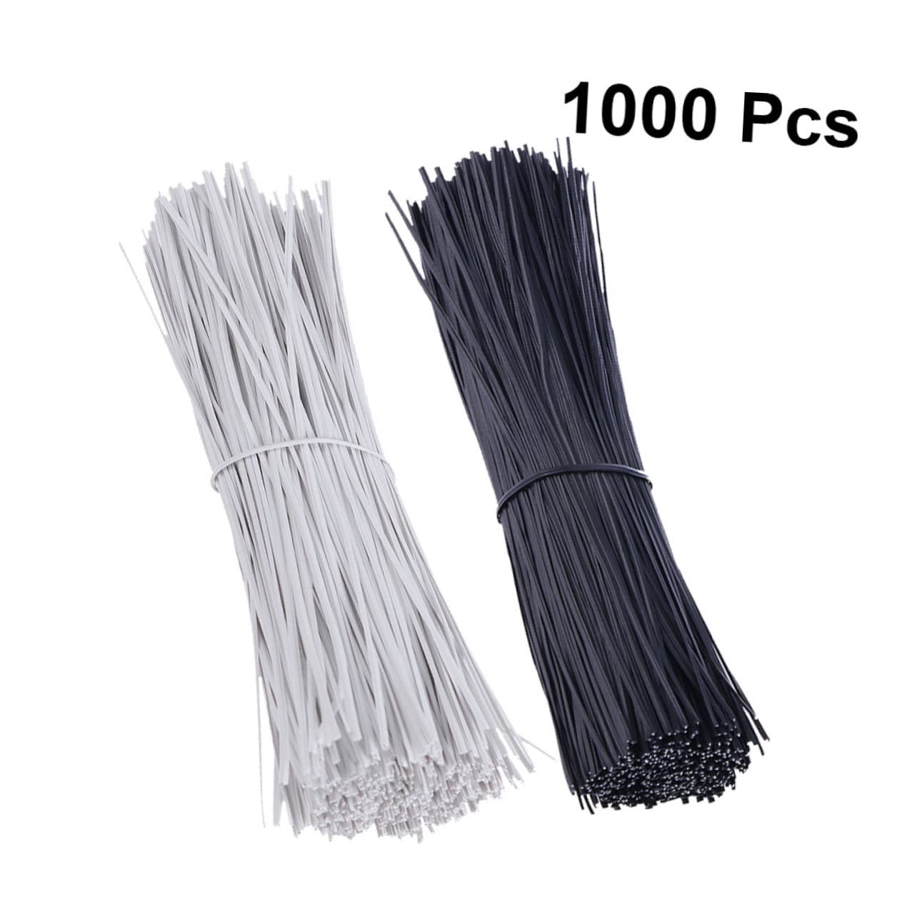 Yardwe 1000 Etichette Per Fascette Stringicavo Da 0 45 Mm Fascette in Filo Di Ferro Rivestito in Plastica Organizer Versatili Per Cavi