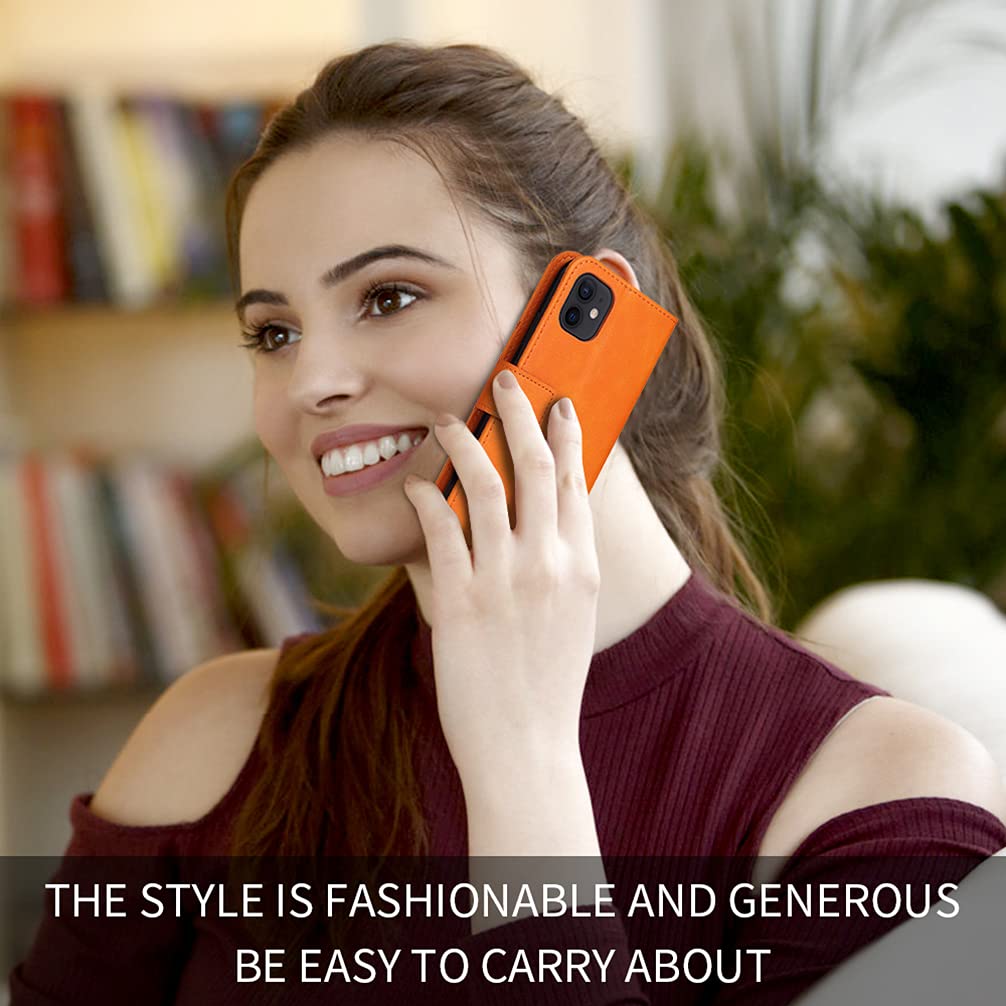 Cover per Xiaomi Redmi Note 8 2021/Note 8, Portafoglio Case in Pelle PU Skin-Friendly dallo Stile Pulito e Semplice, Protezione Chiusura Magnetica Custodia per Xiaomi Redmi Note 8 2021/Note 8-Rosso