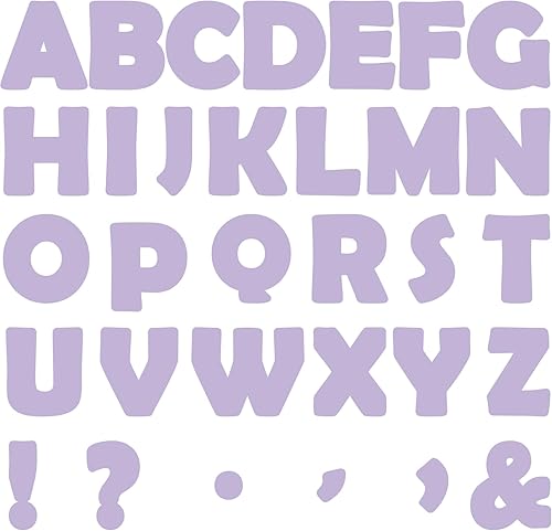 Vista 110 de Qyeahkj Juego de 150 letras grandes de 7 pulgadas y puntuación, color rojo oscuro para aula, para exhibir tablones de anuncios, decoración