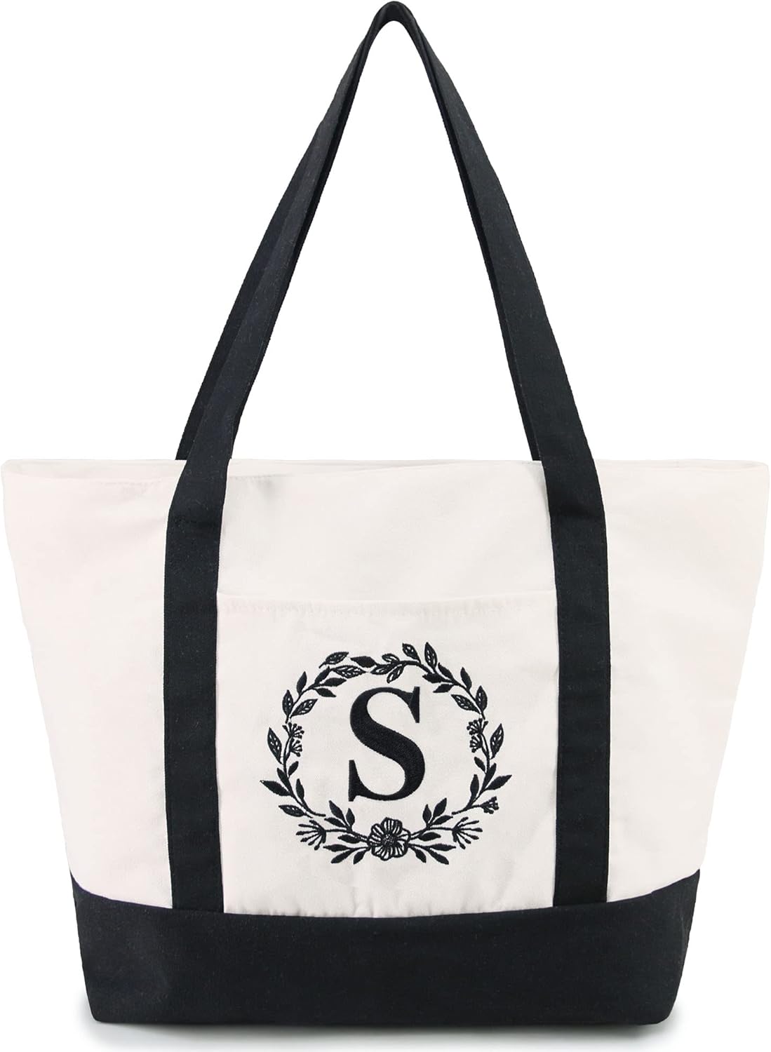 large monogrammed tote bags