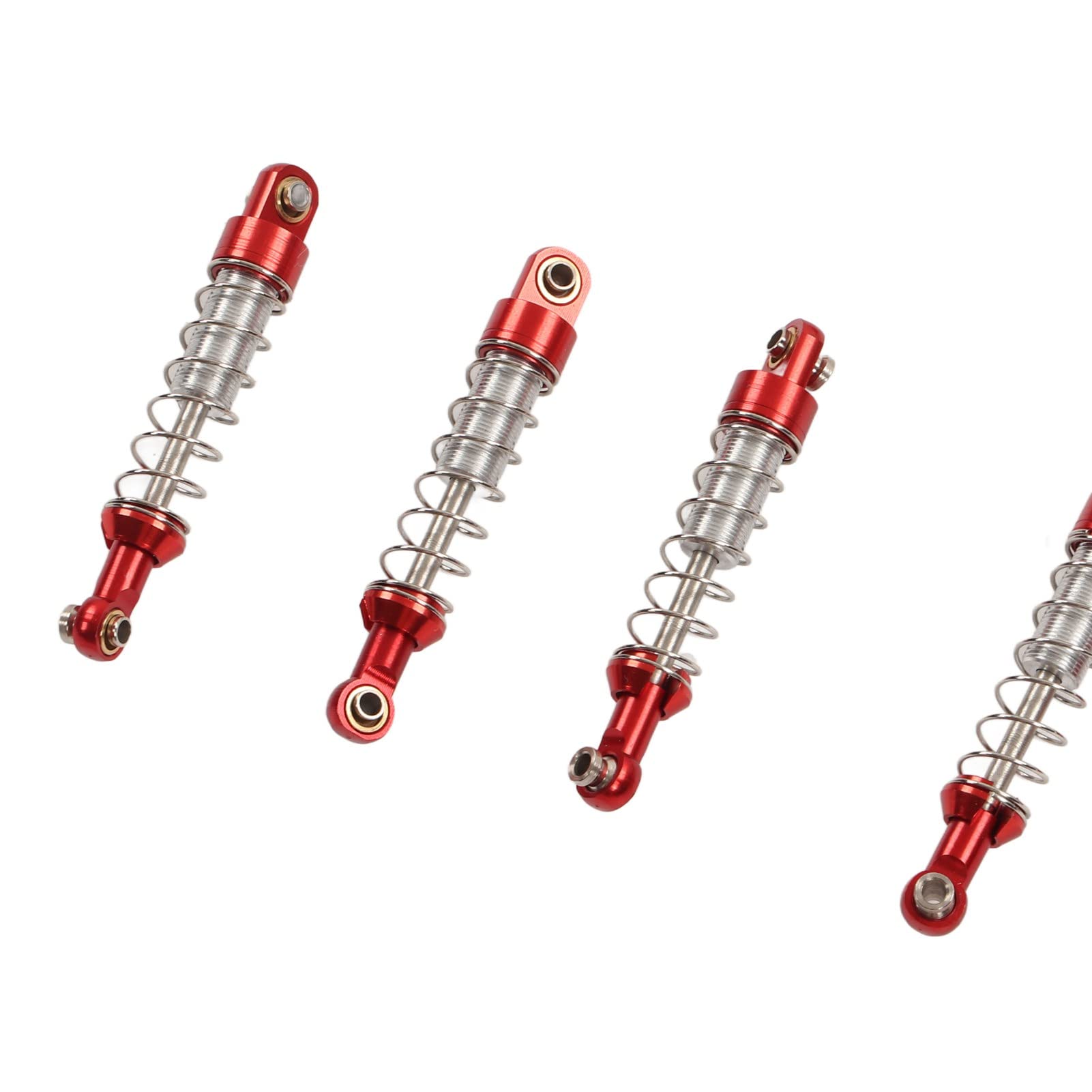 Ulepszony zestaw zamienny do WPL C24, C14, C14K, C24K, RC-Car, materiał stopu aluminium, trwały, wykwintny wygląd, optymalizuje wydajność (czerwony)