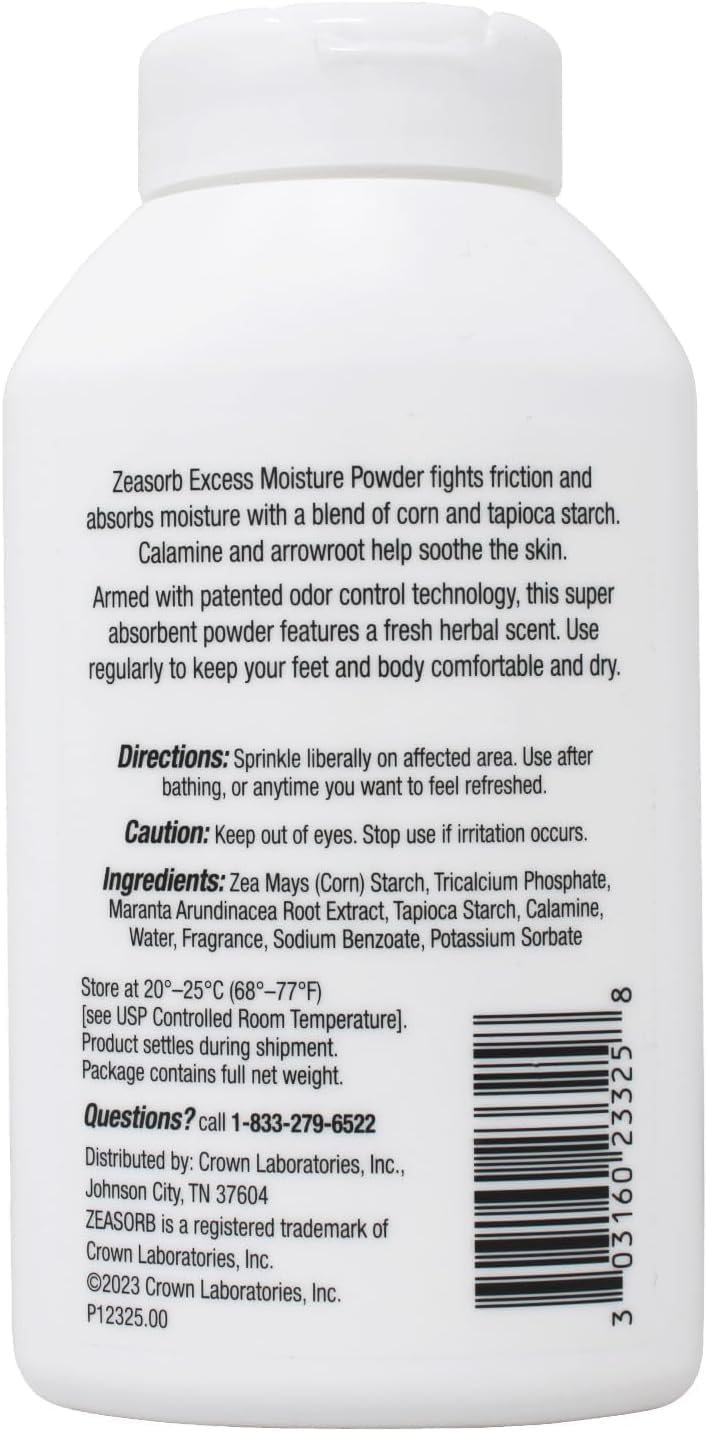 Zeasorb Prevention Super Absorbent Powder 2.5oz (Pack of 3)