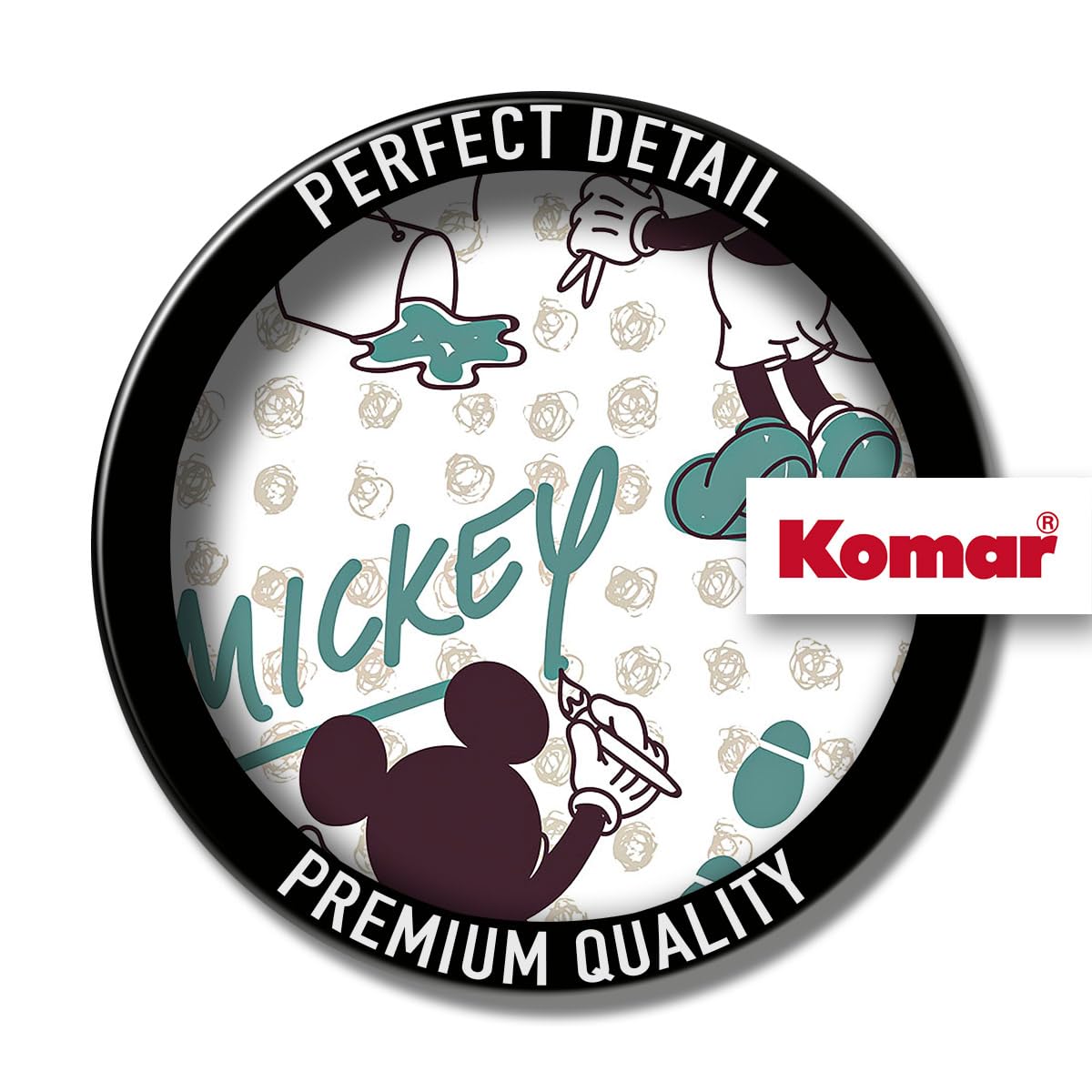 Komar Digitaldruck Vlies Fototapete - Mickey and Friends - Größe 350 x 280 cm