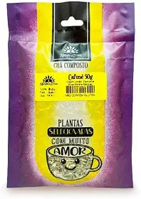 Chá Cafuné - Capim Limão, Maracujá, Melissa e Camomila 50g Kampo de Ervas
