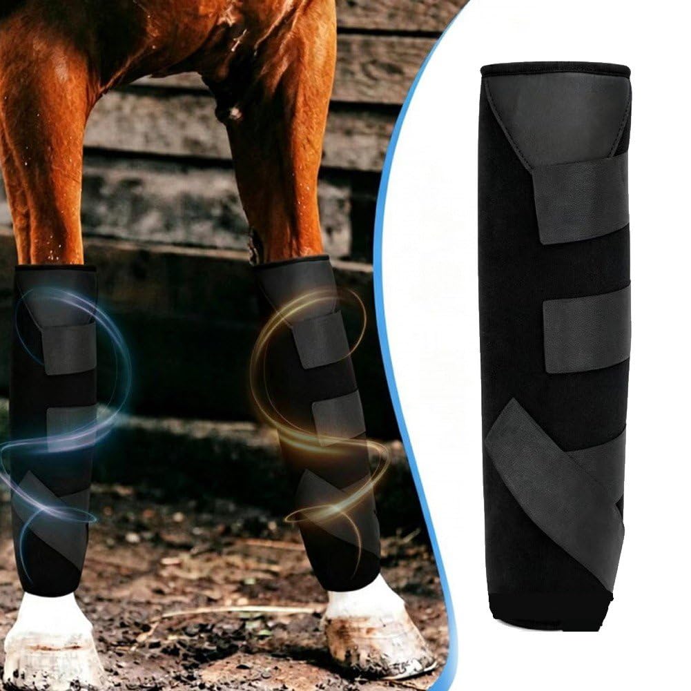 Buty na nogi koni, 1 szt. okłady przednie tylne nogi ochronne ochrona biegów ochrona i wsparcie końskich nóg akcesoria jeździeckie