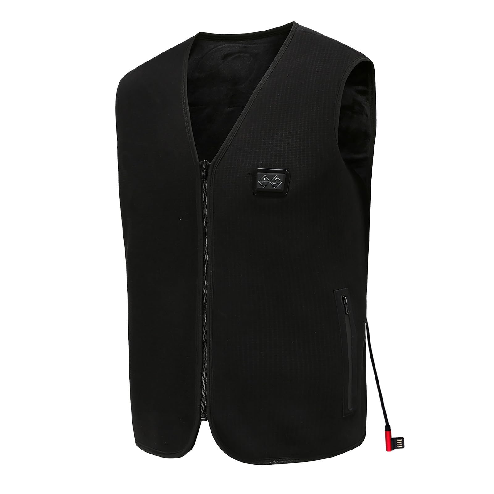 Chaleco Calefactor Eléctrico Usb Hombre Mujer Chaqueta Calefactable Chaqueta TéRmica de Invierno sin Mangas, 6 Zonas Calefacción Chaqueta Casual sin Capucha Inteligente Temperatura Control