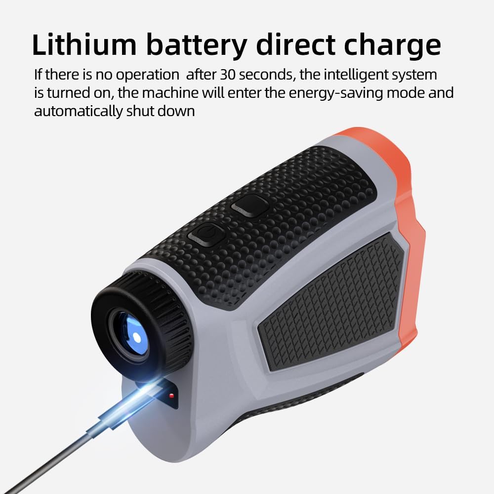 REVASRI Range Finder for Golf, Rangefinder with Slope, Magnetic Mount and Pin Lock Vibraiton, 1000 Yards Range Finder for Golfers, USB-C Rechargeable - Image 4