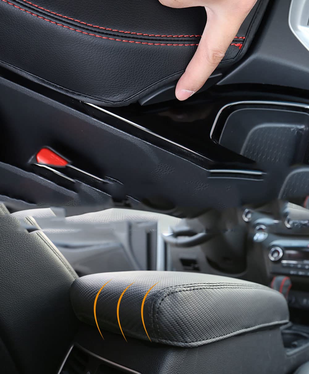 Coussin Accoudoir Central Pour Hyundai Tucson 2015-2018 - Protection Console, Facile à Nettoyer | Noir