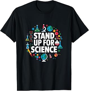 Stand Up For Science STEM Advocacy Pro Scientific Teacher T-Shirt