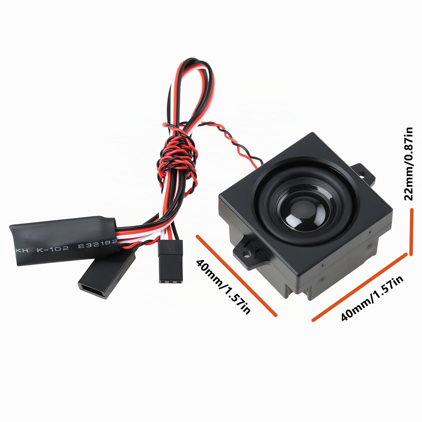 Module Sonore Dieselmotor 5W 40x40x22mm pour Crawlers Flat Trackers Motos Tout-terrain Tracteurs Et Remorques RC