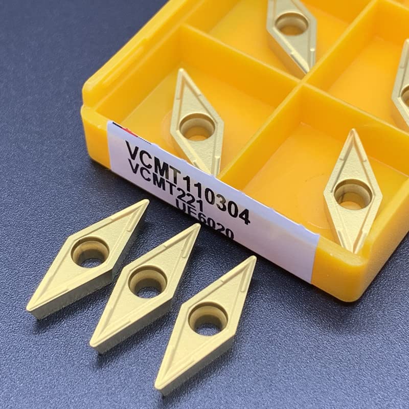 VCMT110304 VCMT160404 VCMT160408 VP15TF UE6020 US735 herramientas para torneado CNC miniatura 4