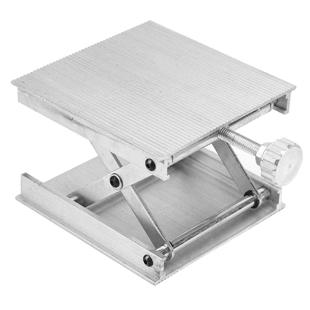 HilitandLab Lift Platform 90 * 90mm Aluminum Alloy Lab Jack Lift Rack for Universal Laser Level