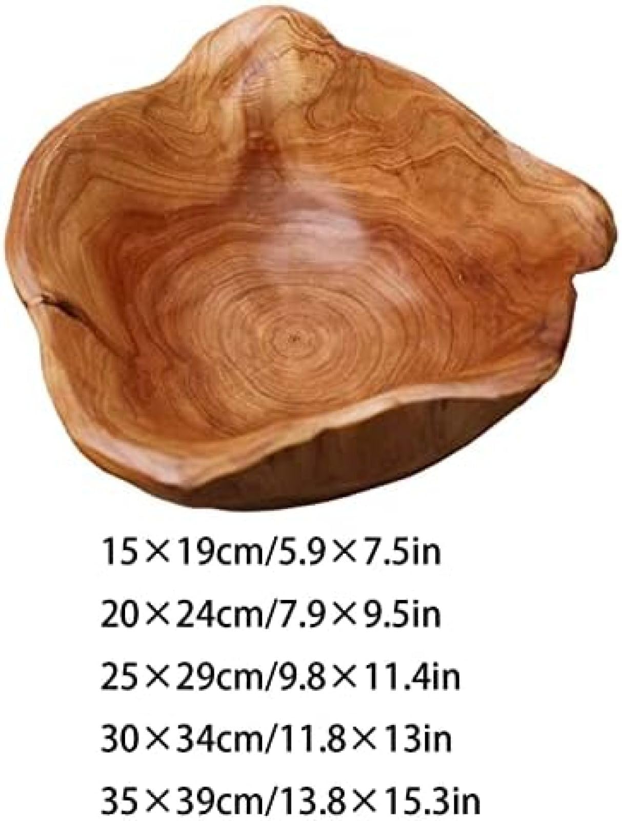 Cuenco de masa de madera flotante, centro de mesa grande hecho a mano para decoración de granja, perfecto como cuenco de frutas, arte de madera lisa natural