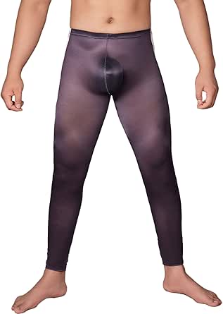 Men Thermal Base Layer Long Johns Pants Sexy Bulge Pouch Compression Leggings UK | UK - View #6