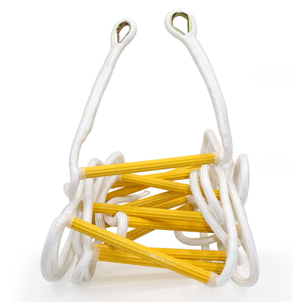 Échelle de secours souple ultra résistante 420 kg avec crochets de fixation en acier