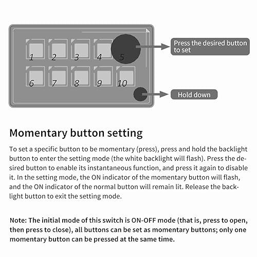 Miniatura 7 de para aplicación de 10p Control Yctze 10P Panel de control de membrana Bluetooth APP Control con módulo de retroiluminación LED táctil PPTC integrado
