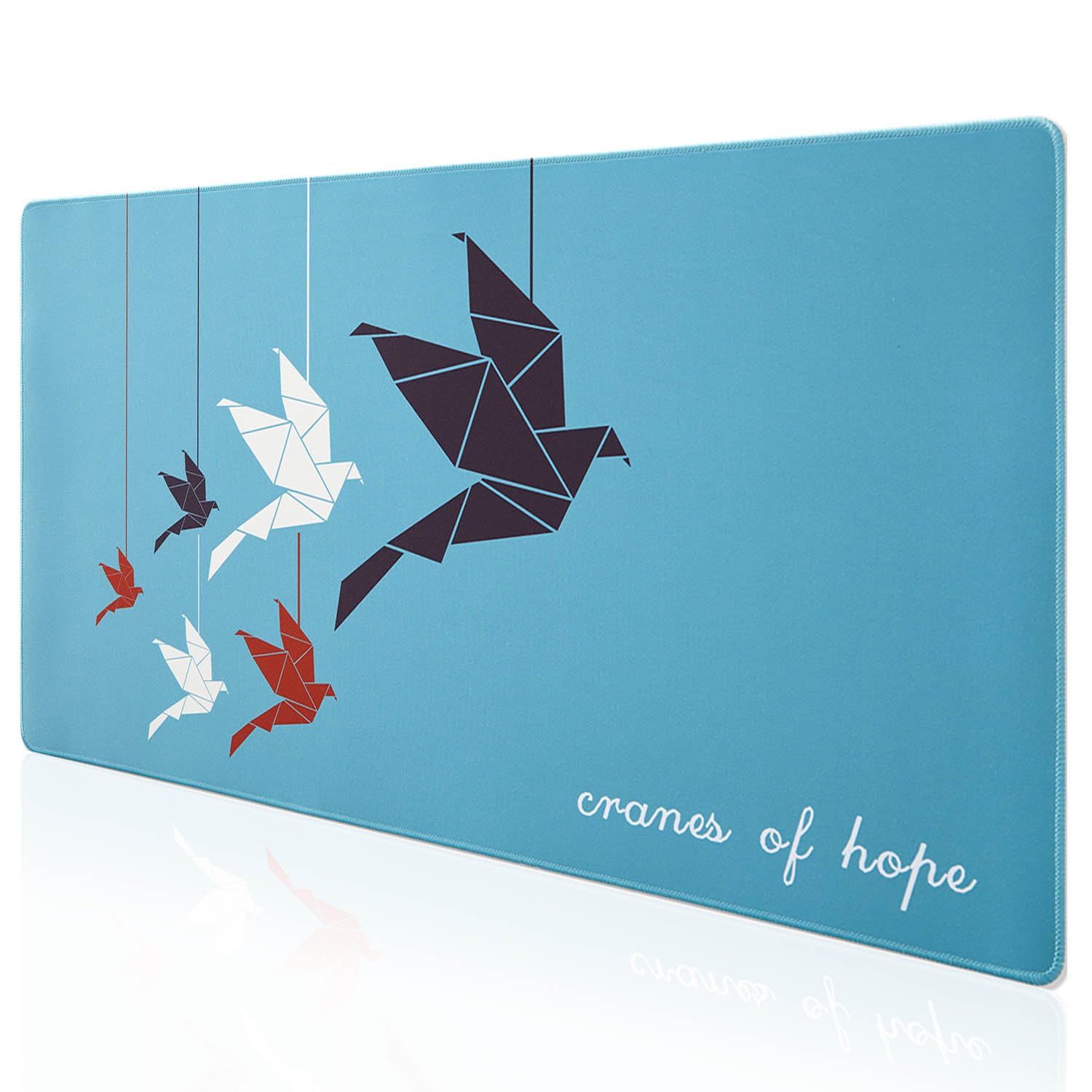 DOBAOJIA Tappetino Mouse Gaming XXL 800x400, Tappetino Mouse e Tastiera, Tappetino Computer, Sottomano da Scrivania, superficie prova di versamento e base antiscivolo