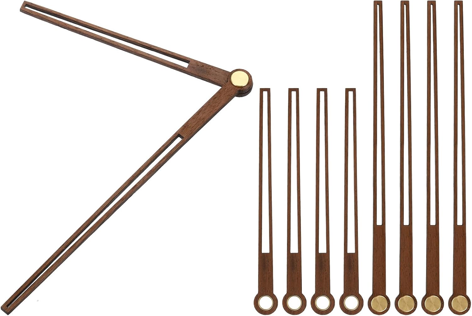 PATIKIL Replacement Clock Hands Kit, 5 Set Wooden Clock