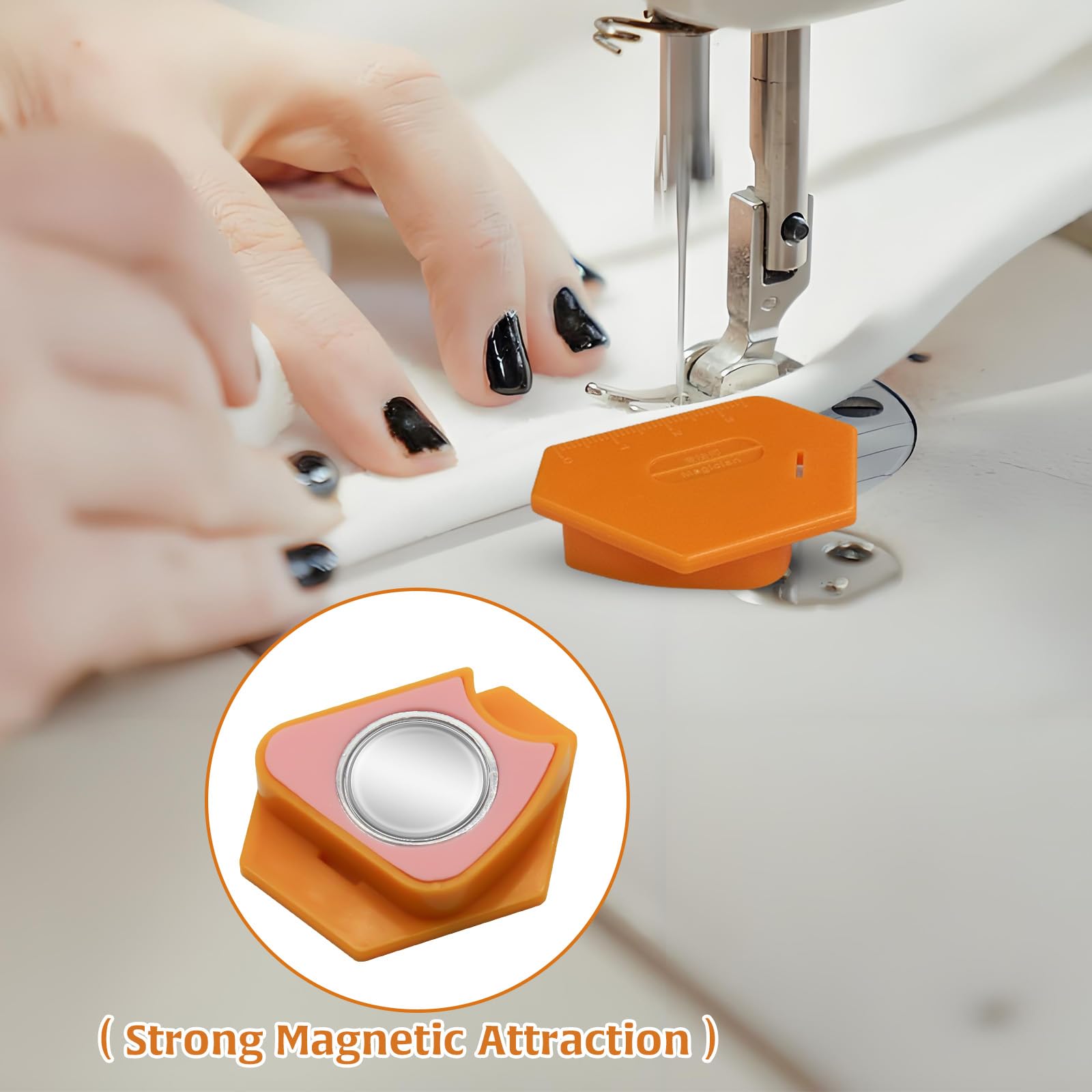 3 Pièces Guide Couture Magnétique Pour Machine à Coudre 2-in