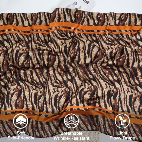 YuiFiare Silk Feeling Scarf Lightweight Long Sunscreen Shawl Wrap — view 6