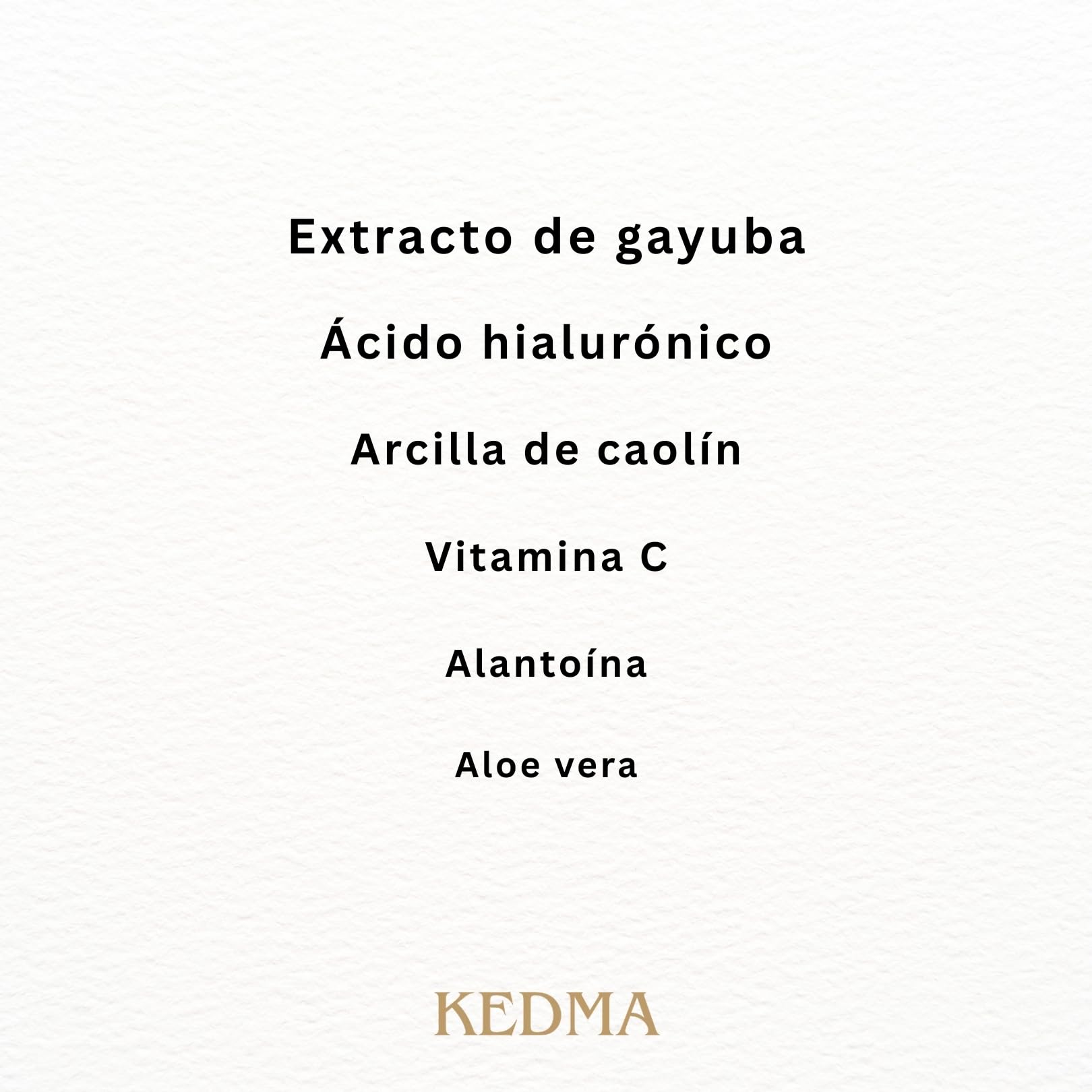 KEDMA - Mascarilla Facial Iluminadora para Piel Apagada & Manchas - 50ml | La mascarilla con caolín, ácidos de frutas y vitamina C purifica y ayuda a iluminar la piel apagada.