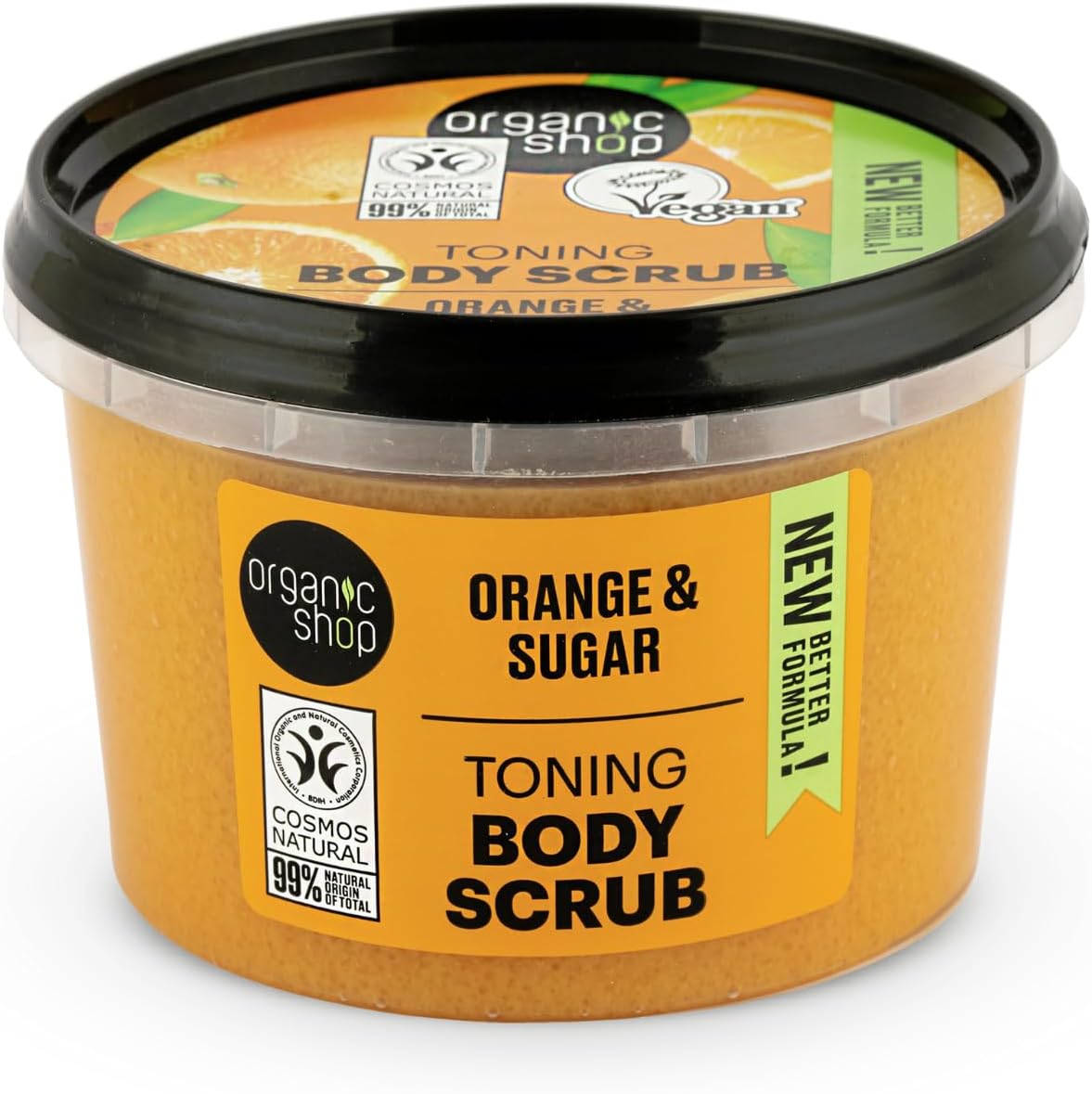 250ml Body Scrub Toning Orange & Sugar