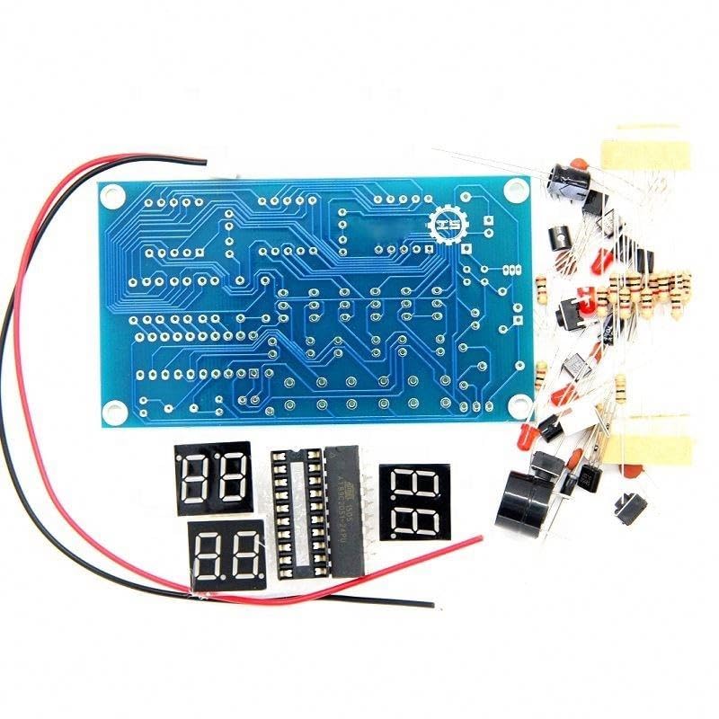 Pro3D 6Bits AT89C2051 LED Chip Electronic Alarm Clock DIY Kit 4