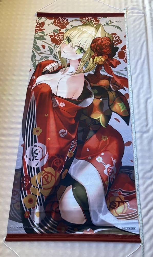 希少　Fate/EXTRA　アニメジャパン　2018　ネロ　等身大　タペストリー Amazon.co.jp: Fate/EXTRA(予約特典)ネロ特大タペストリーFate/Fate