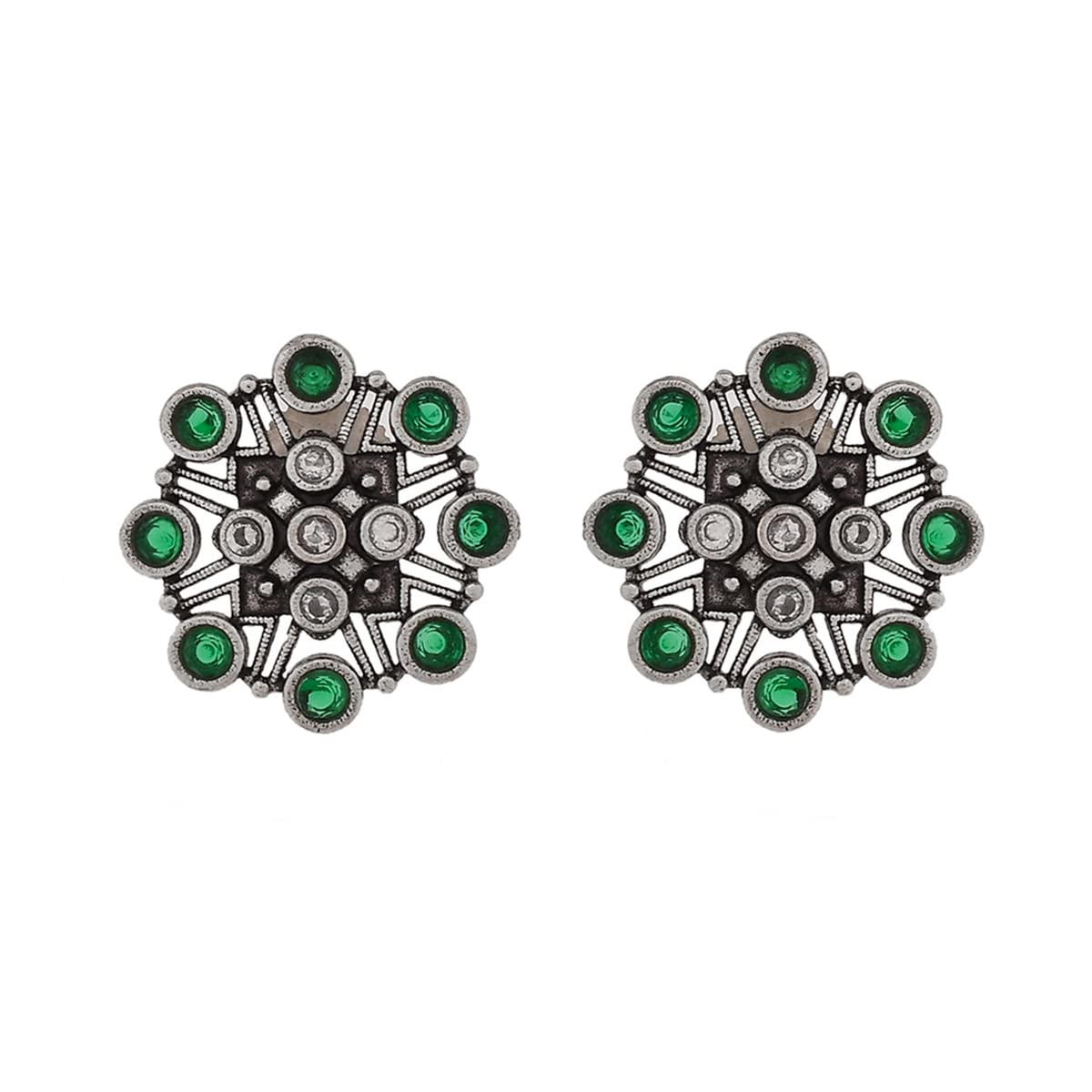 VOYLLAOxidised Earrings|Oxidised|Party|EveryDay Wear|Women Earrings|Gift for Women|
