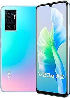 vivo V23e 5G (Sunshine Coast, 8GB RAM, 128GB) 44MP AF Selfie Camera | 4050 mAh Battery | 44W Charging | MediaTek 800U Processor | 12 Months Warranty + Game Controller