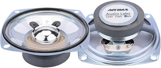 Parlantes 2Pcs 3 Pulgadas 8 Ohm 5W 78MM Cuadrado Amplificador miniatura 2