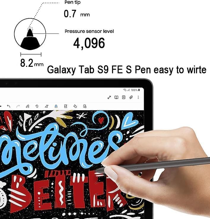 Caneta Touch S-Pen Para Galaxy Tab S10 FE (SM-X520 SM-X620) C