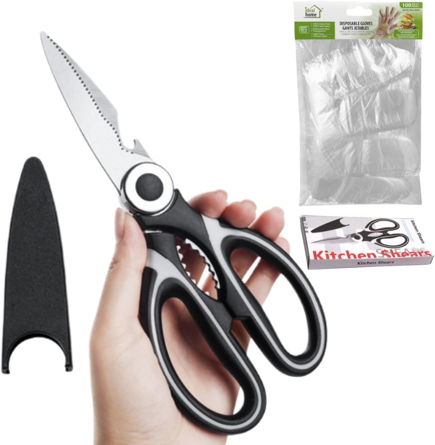 Amazon.com: EBIEFLY Heavy Duty Kitchen Aid Scissors Professional Shears ...