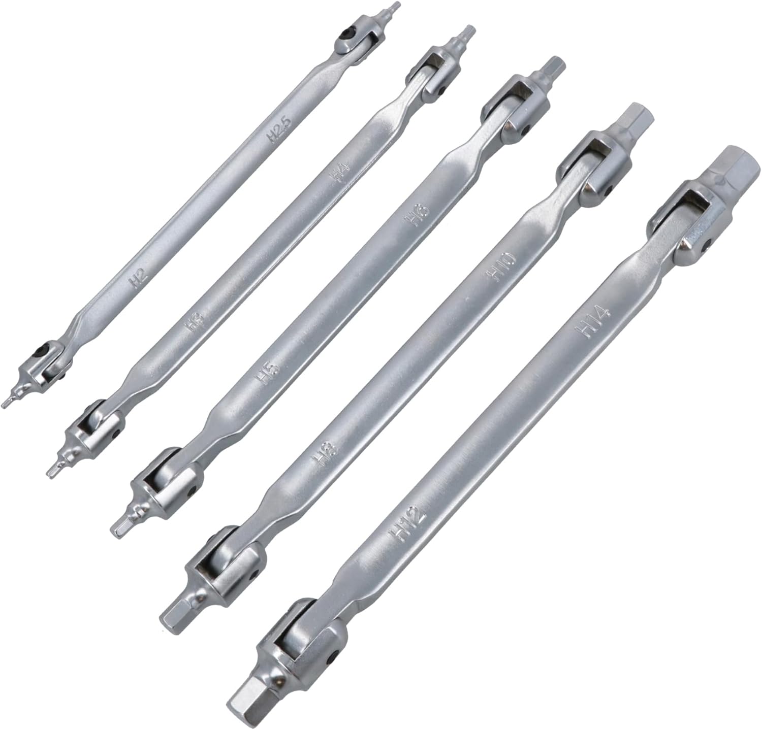 Male Hex/Allen Flexi Double Ended Swivel Head 2mm - 14mm 5pc 10 Sizes