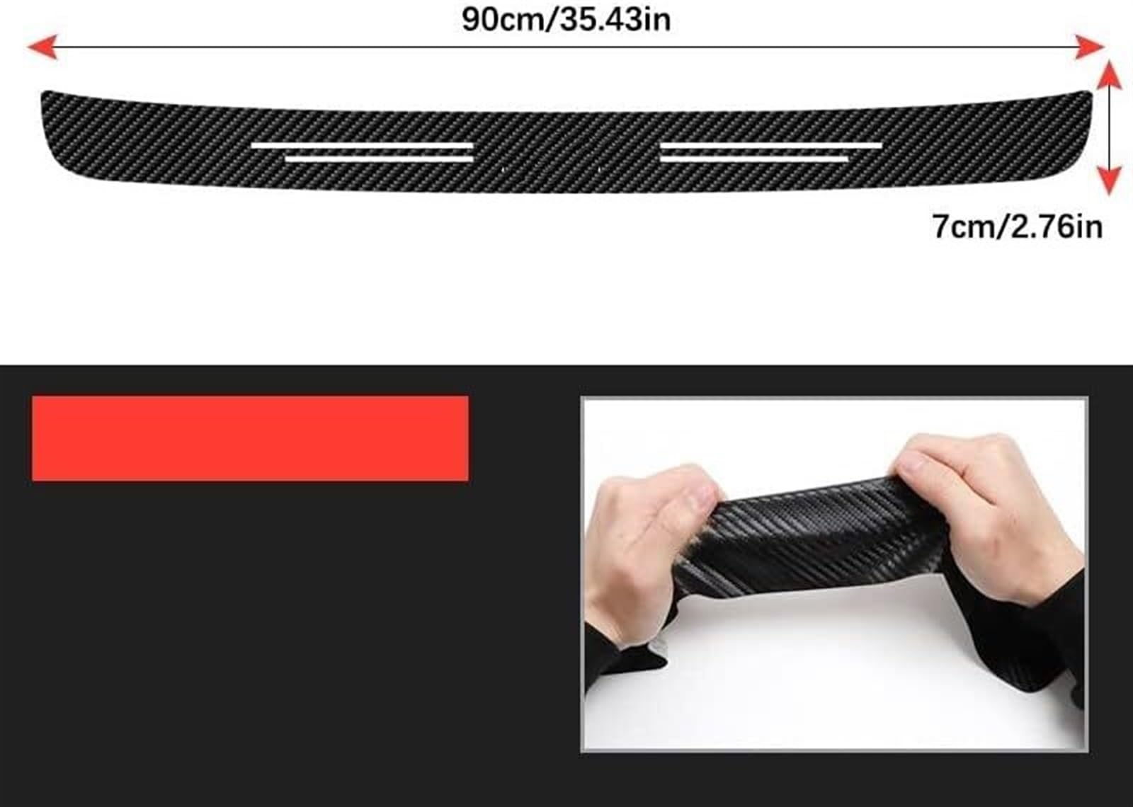 Auto-Kofferraumschutz Auto Hinten Stamm Schutz Für Peugeot 5008 Carbon Fiber Protector Kofferraum Platte Film Leder