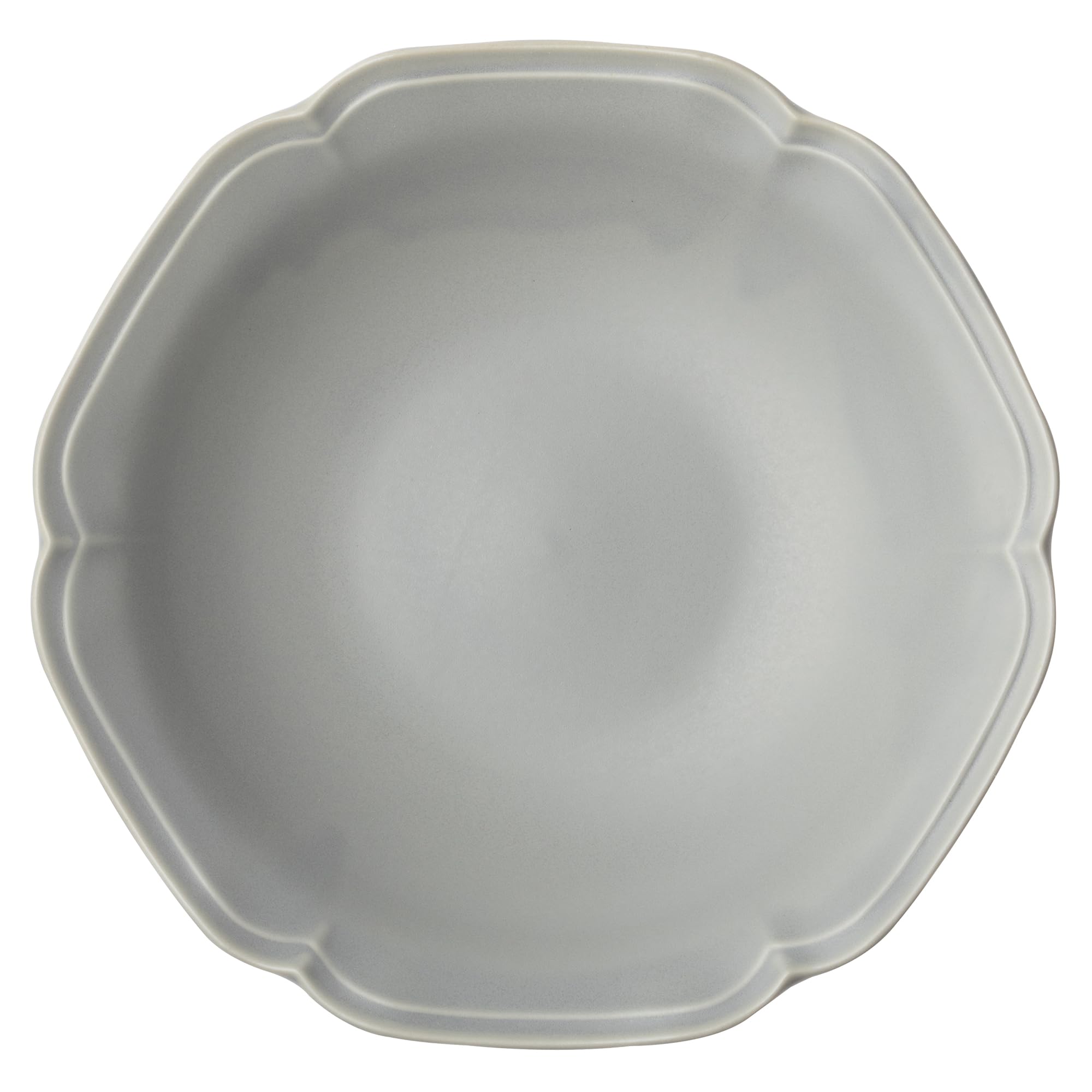 TOKI1919 Yukihana 37F053-30 Curry Plate, Deep Plate, Diameter Approx. 8.7 x 1.2 inches (22 x 3 cm), French Dish, Hotel, Restaurant Specifications, Microwave, Dishwasher Safe, La Tima, Plain Lunch
