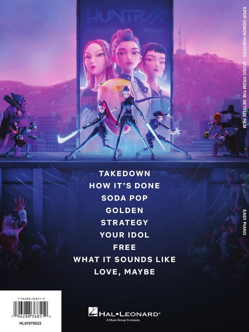 K-Pop Demon Hunters: Easy Piano Songbook | Klavier Notenbuch für Anfänger mit 9 Songs aus dem Netflix Film KPop Demon Hunters | Leichte ... Fans: Music from the Netflix Film Easy Piano