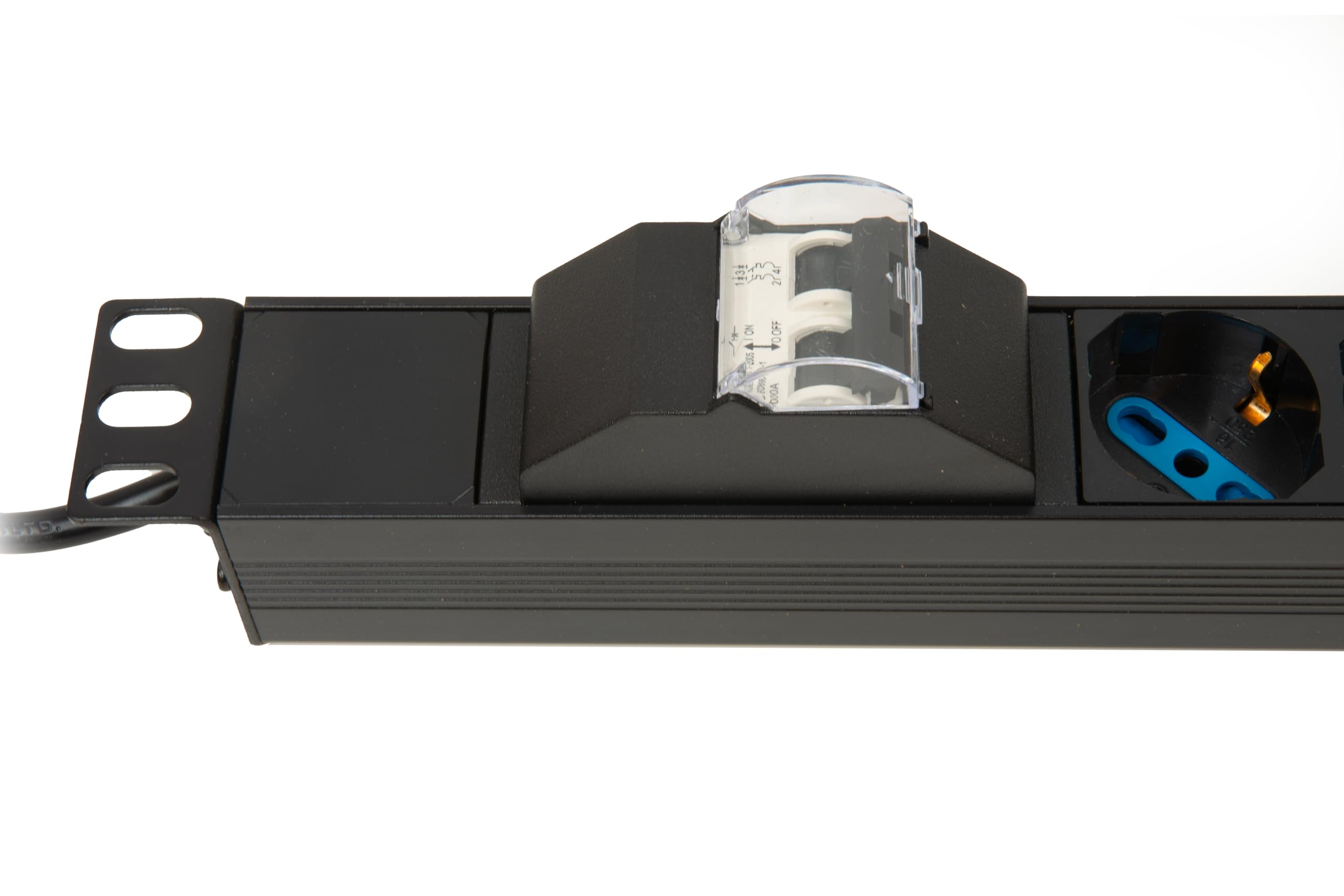 Link Accessori LK10050 accesorio de bastidor Regleta eléctrica - Accesorio de rack (Regleta eléctrica, Negro, 1U, 1,75 m, 19", 6 salidas AC)