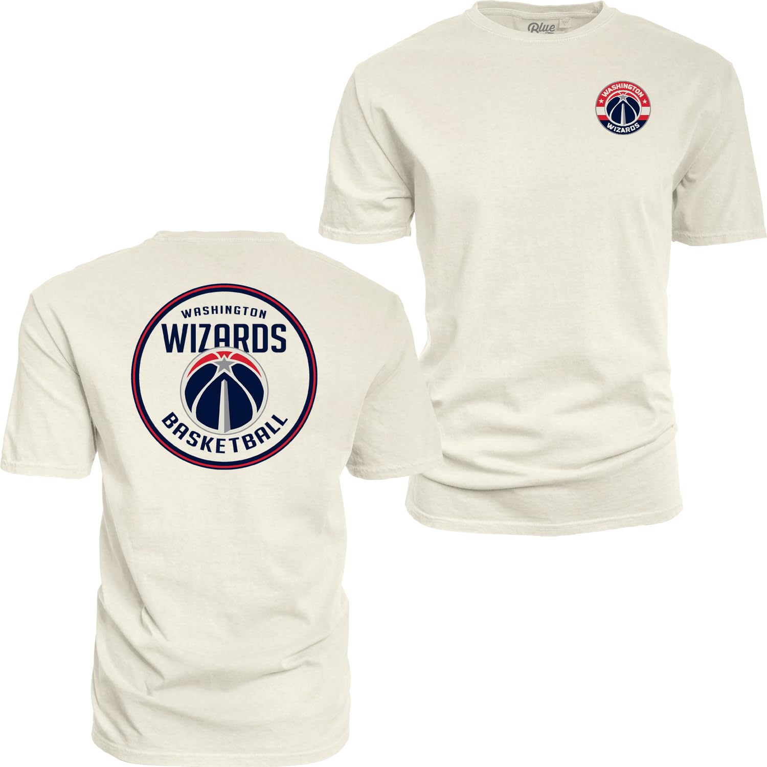 Blue 84 NBA Officially Licensed T-Shirt Ringspun Front/Back Ivory