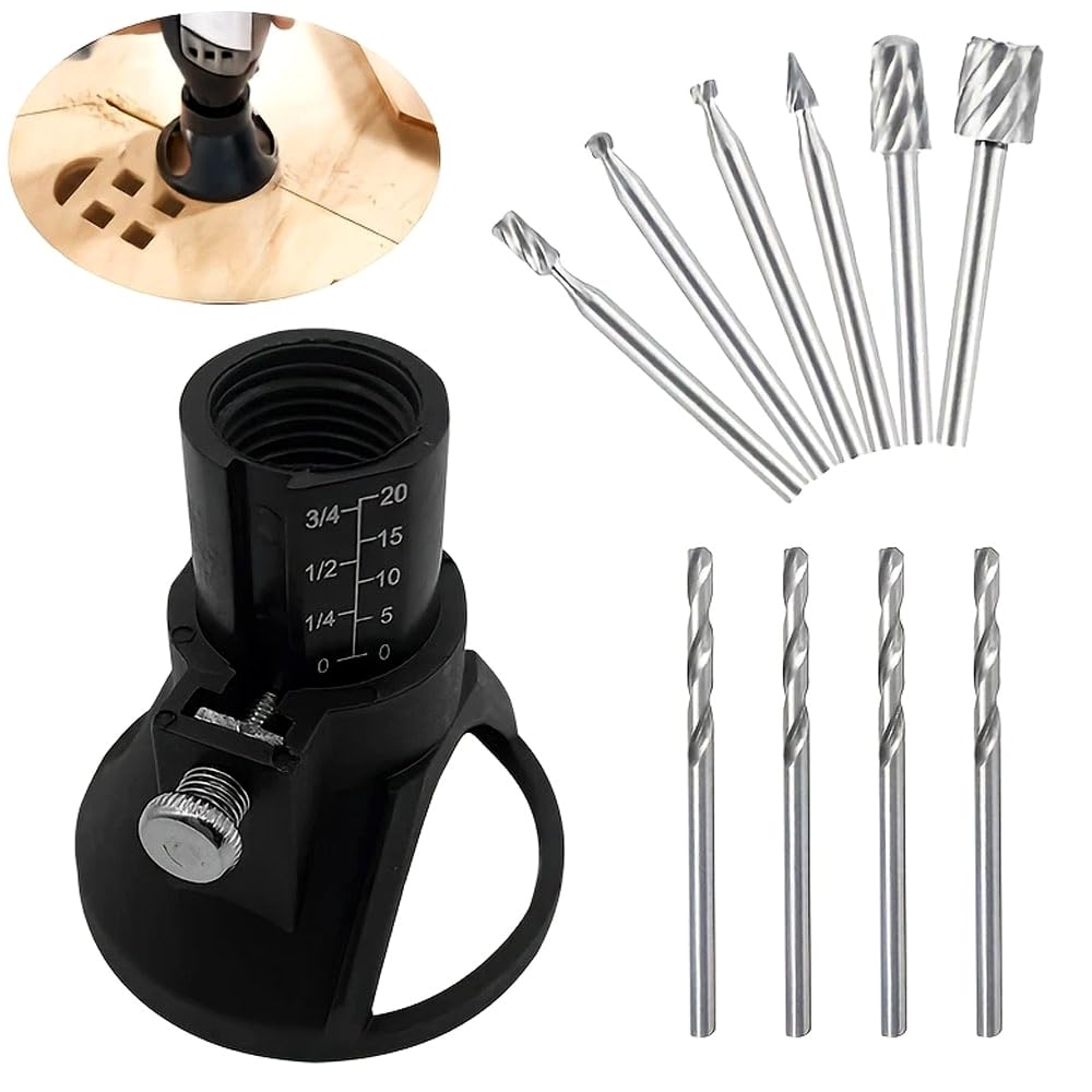 11 piezas/1 juego de taladro eléctrico grabador amoladora rotativa accesorios de herramienta eléctrica con brocas para herramienta rotativa