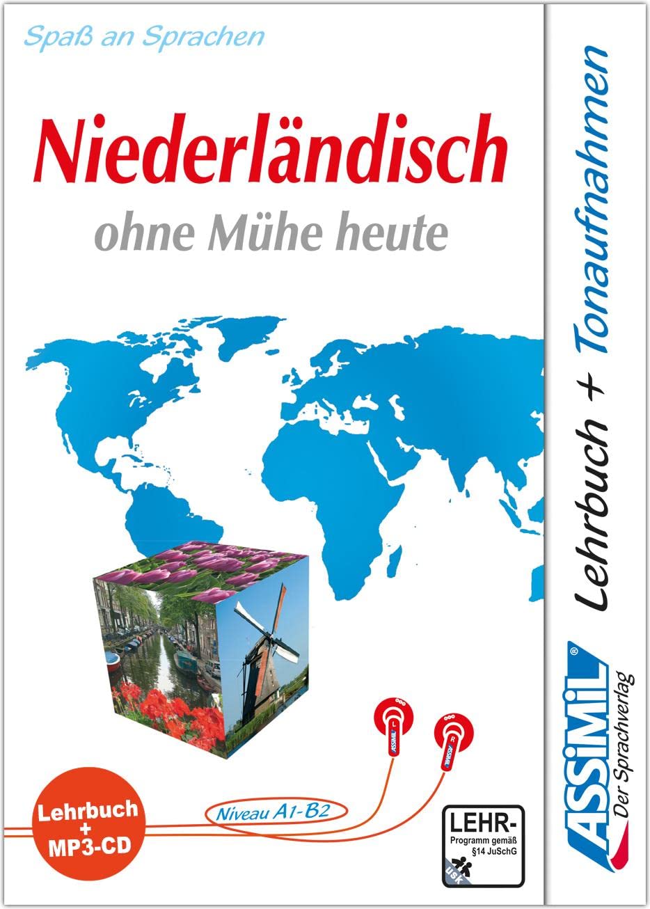 ASSiMiL Niederländisch ohne Mühe heute - MP3-Sprachkurs - Niveau A1-B2: Selbstlernkurs in deutscher Sprache, Lehrbuch + 1 MP3-CD: Lehrbuch (Niveau A1 -B2) mit USB-Stick