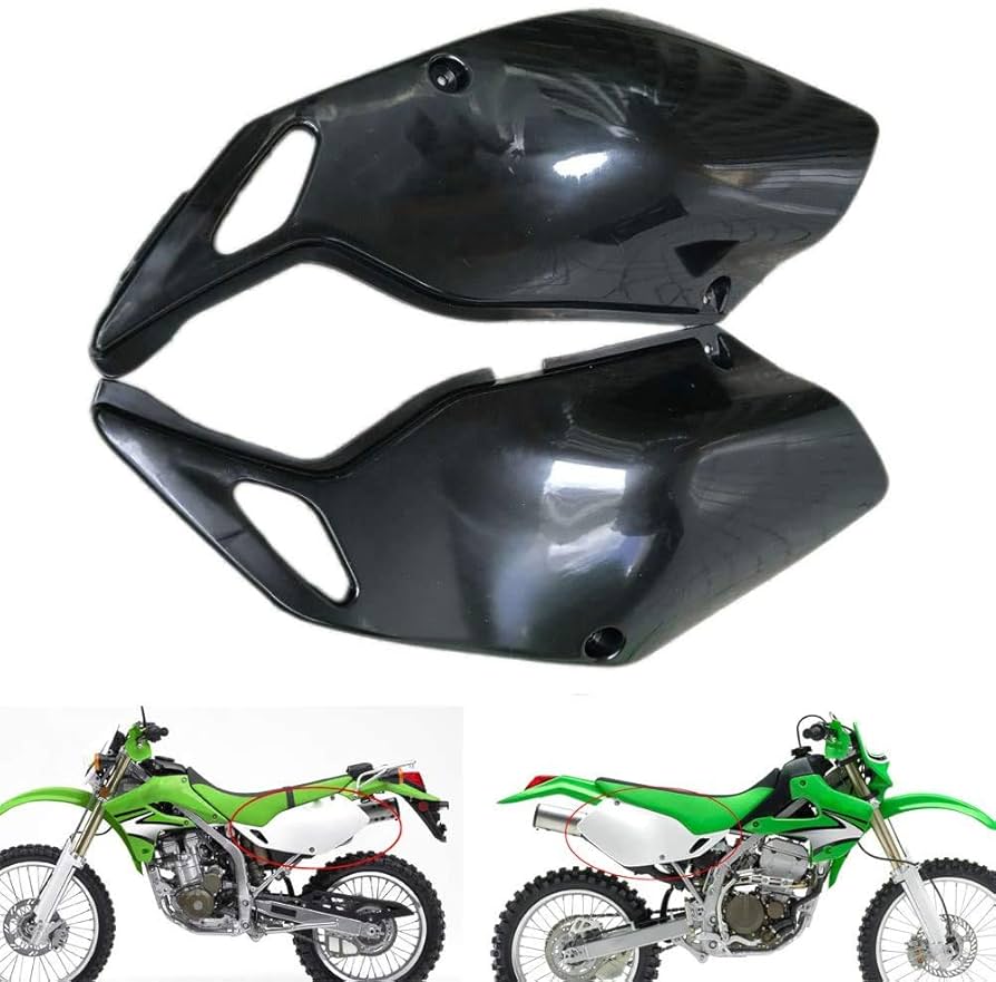 KLX250 FI 外装パーツ Amazon.com: Royal Sun Black Rear Side Fairing Guard Frame