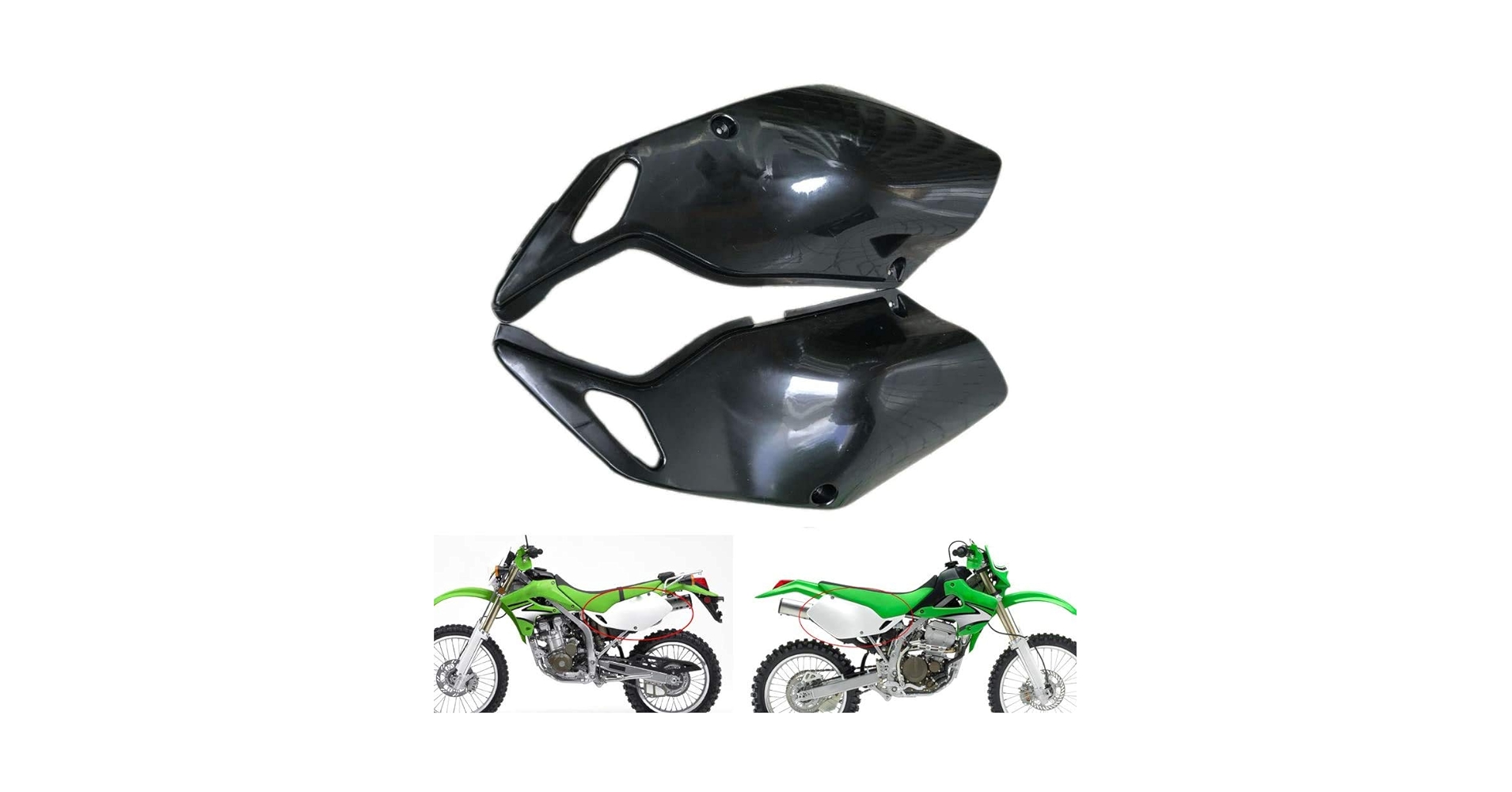 Amazon.com: Royal Sun Black Rear Side Fairing Guard Frame